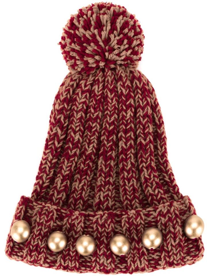 7ii 'elbrus' Beanie, Women's, Red, Wool