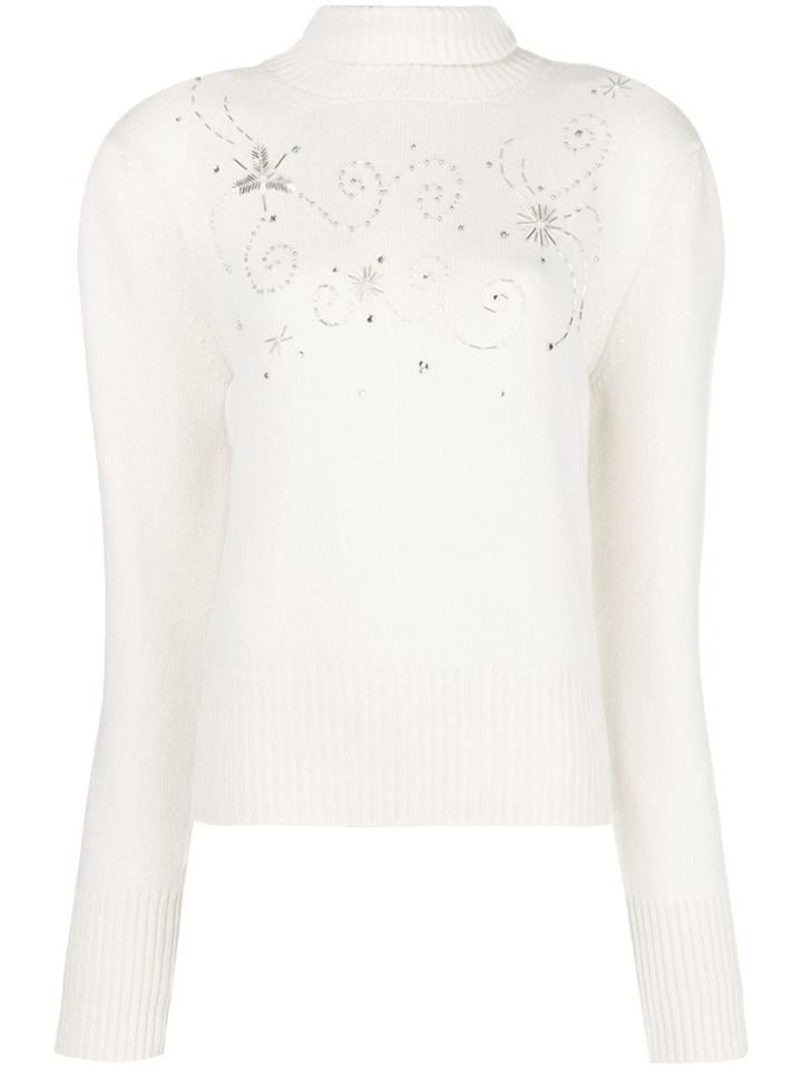 Magda Butrym Roll Neck Jumper - Nude & Neutrals