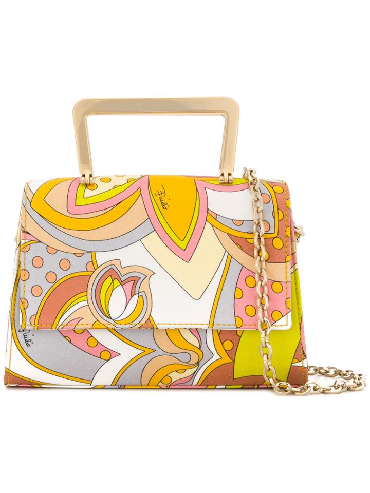 Emilio Pucci Top Handle Shoulder Bag - Multicolour
