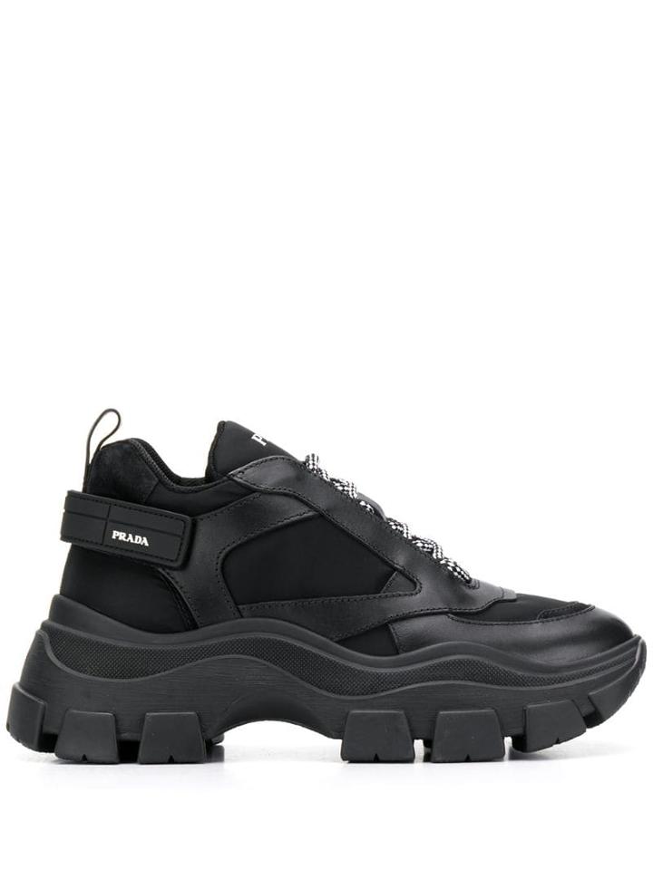 Prada Pegasus Sneakers - Black