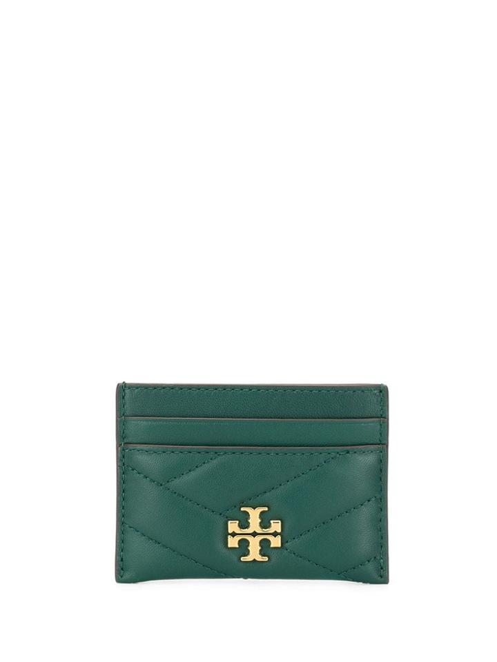 Tory Burch Kira Chevron Card Wallet - Green