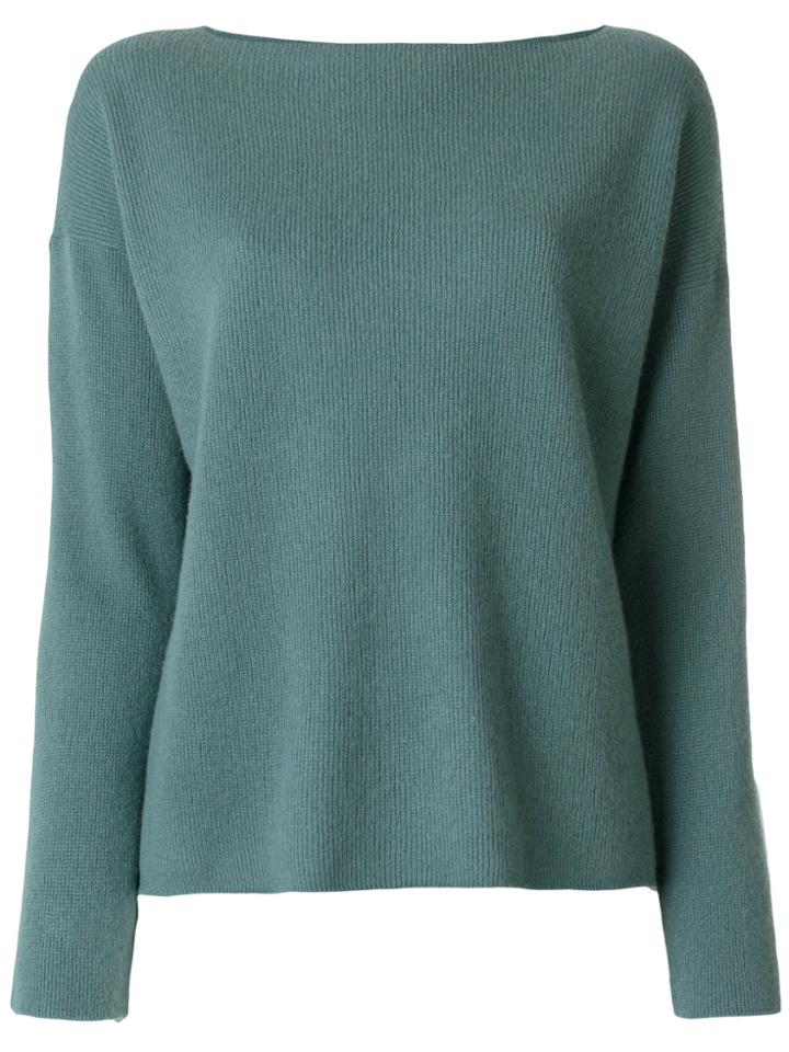 Vince Ribbed Jumper - Green
