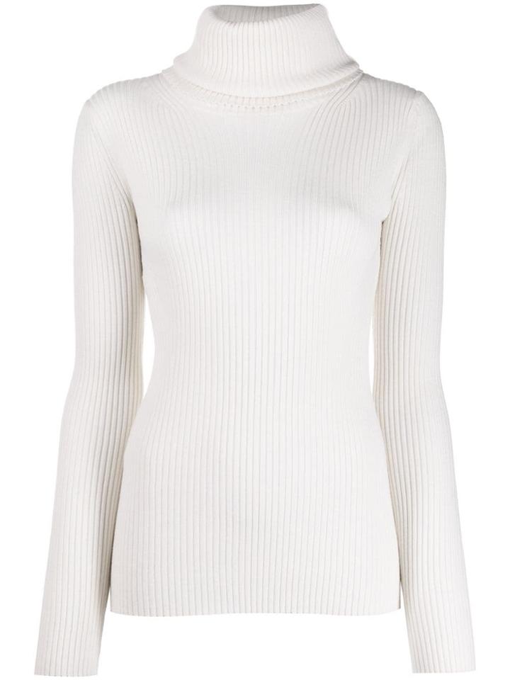 Pringle Of Scotland Ribbed Slim-fit Jumper - Neutrals