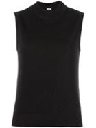 M Missoni Sleeveless Knitted Top, Women's, Size: 44, Black, Polyamide/viscose/wool/metallic Fibre
