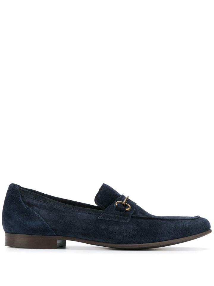Henderson Baracco Horsebit Loafers - Blue