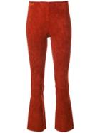 Stouls Flared Trousers - Yellow & Orange