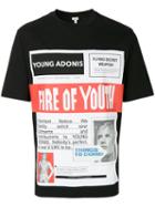 Loewe - Fire Of Youth Poster T-shirt - Men - Cotton - L, Black, Cotton