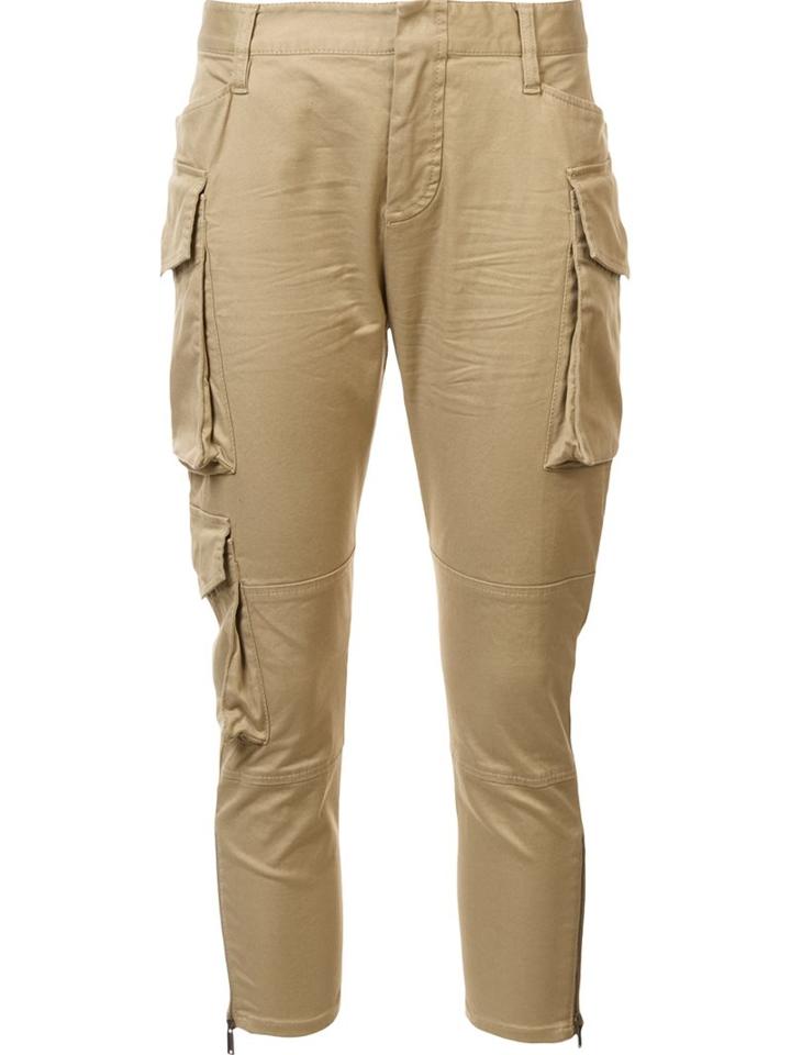 Dsquared2 Cropped Slim Cargo Trousers