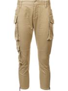 Dsquared2 Cropped Slim Cargo Trousers