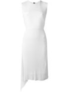 Mcq Alexander Mcqueen Pleated Draped Dress, Women's, Size: 40, White, Polyester