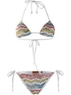 Missoni Mare Fine Knit Bikini Set - White