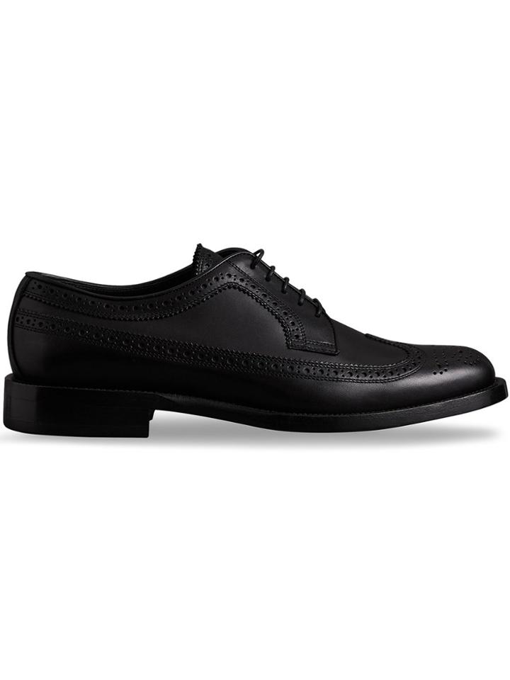 Burberry Leather Derby Brogues - Black