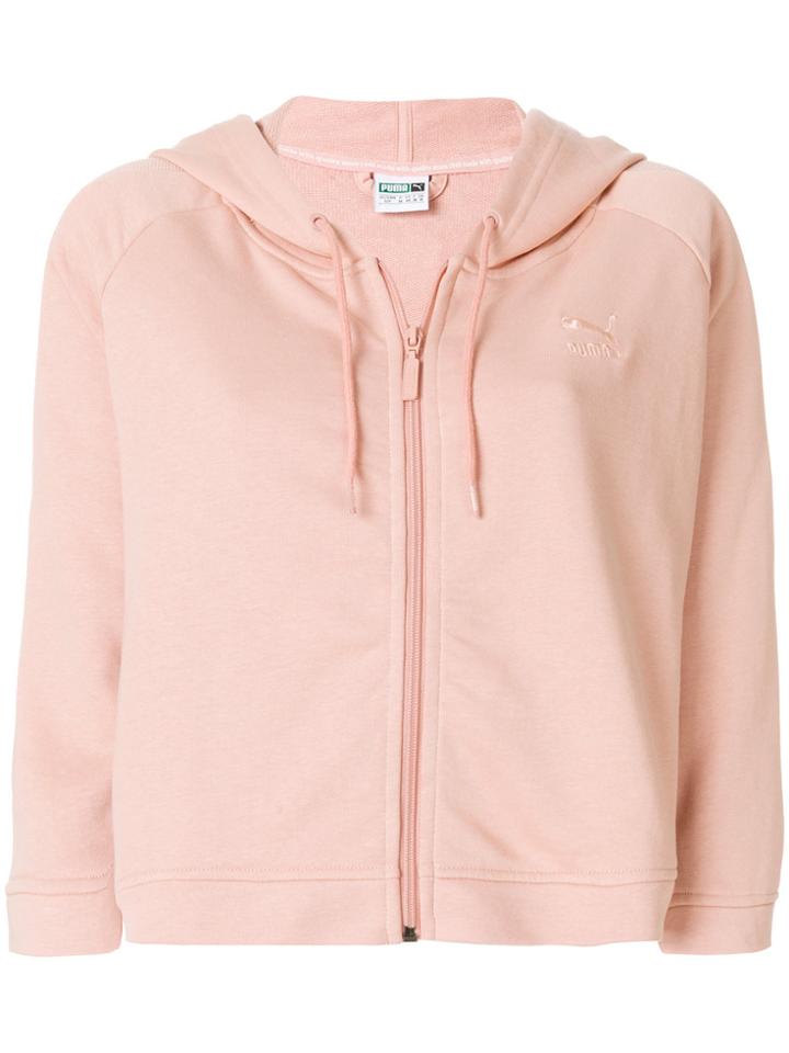 Puma Jersey Hoody - Pink & Purple