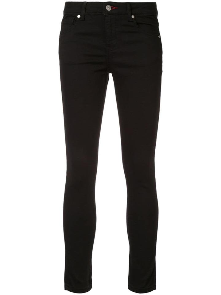 Loveless Mid-rise Skinny Jeans - Black