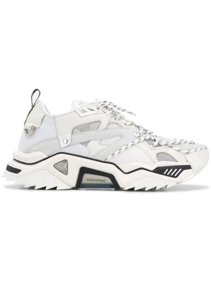 Calvin Klein 205w39nyc Technical Lace-up Sneakers - White
