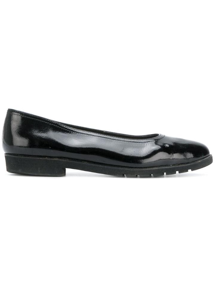Salvatore Ferragamo Pre-owned Almond Toe Ballerinas - Black