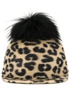Dresscamp Animal Print Beanie Cap, Adult Unisex, Brown, Racoon Fur/rabbit Felt
