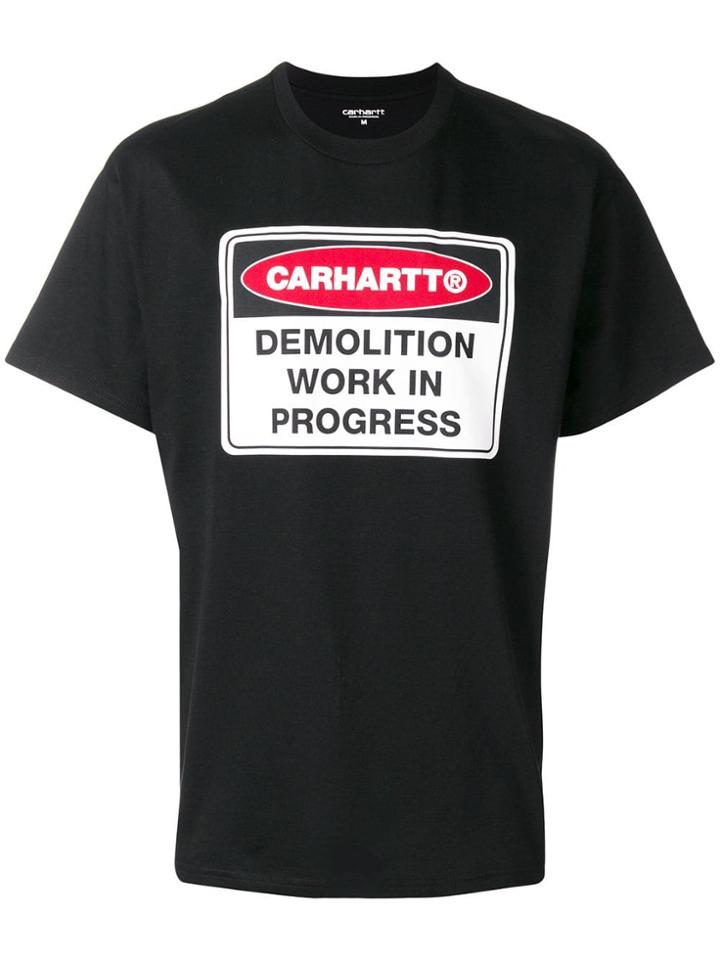 Carhartt Demolition Printed T-shirt - Black