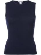 Oscar De La Renta Slim-fit Knitted Top - Blue