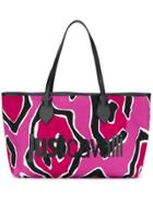 Just Cavalli Pink Logo Tote Bag