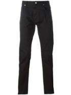 Z Zegna Slim Fit Jeans, Men's, Size: 33, Black, Cotton/spandex/elastane