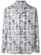 Ernest W. Baker E.o.t.m Print Bowling Shirt - White