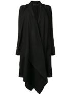 Marc Le Bihan Draped Coat - Black