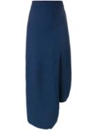 J.w.anderson Asymmetric Midi Skirt, Women's, Size: Medium, Blue, Merino