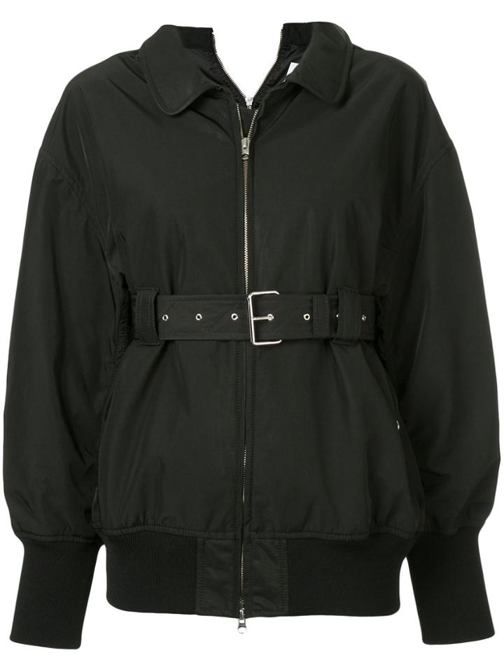 Le Ciel Bleu Belted Fitted Jacket - Black