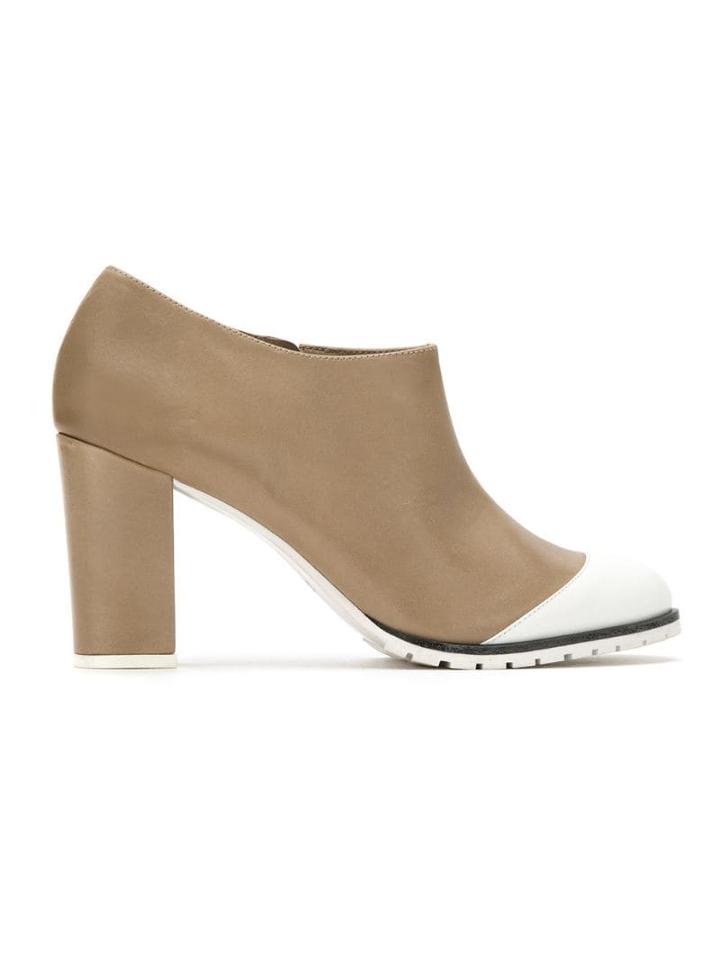 Mara Mac Leather Ankle Boots - Neutrals