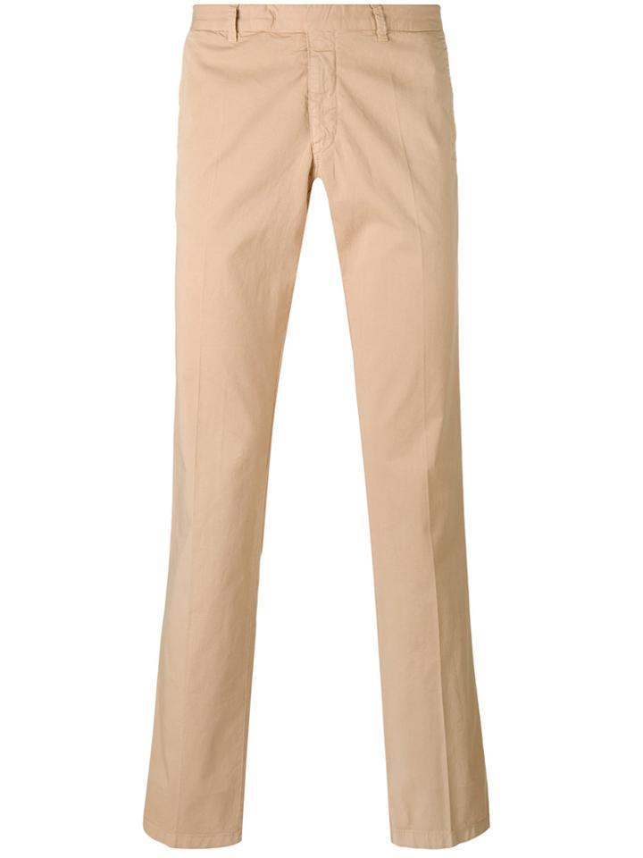 Armani Jeans Straight Leg Chinos - Nude & Neutrals