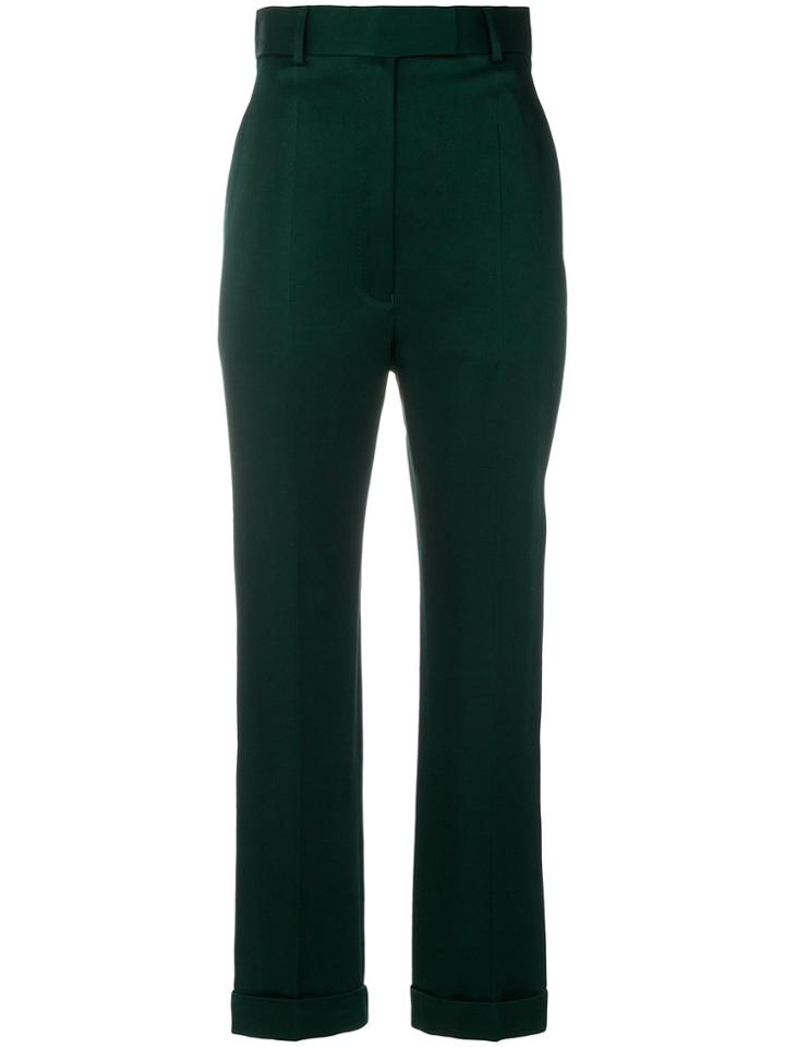 Haider Ackermann High-waisted Pleated Trousers - Green