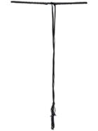 Caravana Braided Leather Belt - Black