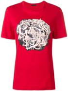 Versace Sustainable Dv Medusa Print T-shirt - Red