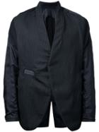 Abasi Rosborough Striped Panel Blazer, Men's, Size: Small, Black, Cotton/rayon/wool
