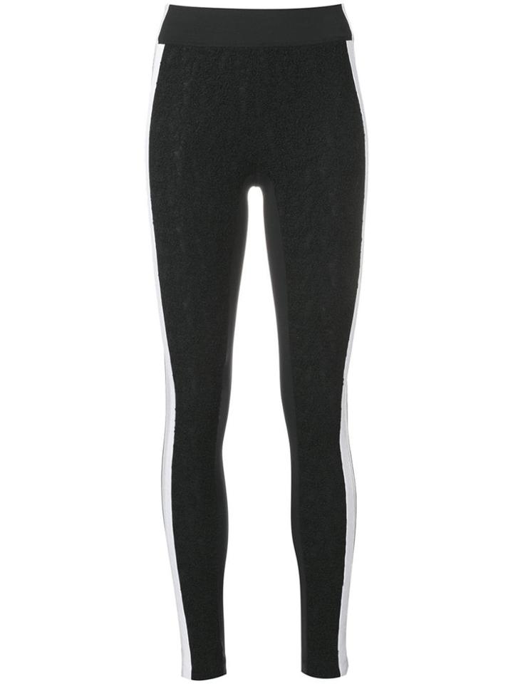 No Ka' Oi Contrast Stripe Leggings - Black