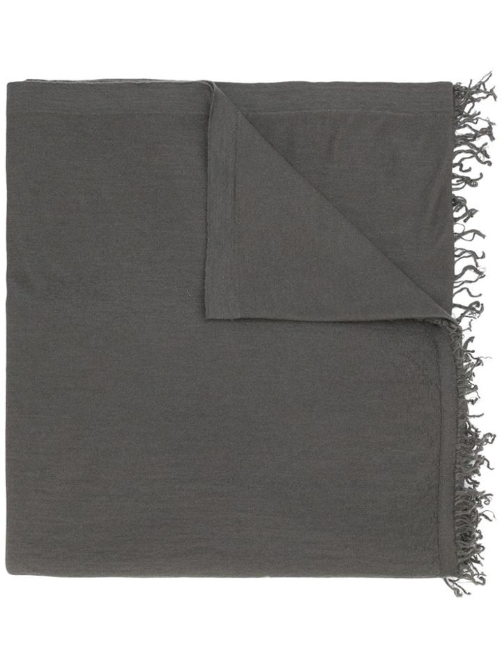 Rick Owens Sisyphus Knit Blanket - Grey