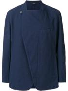 Issey Miyake Men Double Breasted Blazer - Blue