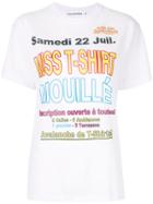 Filles A Papa Text Print T-shirt - White