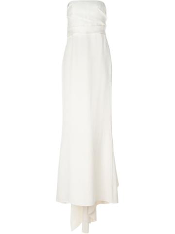 Lanvin Strapless Wedding Dress, Women's, Size: 38, Nude/neutrals, Viscose/silk/polyester