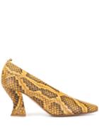 Bottega Veneta Almond-toe Pumps - Yellow