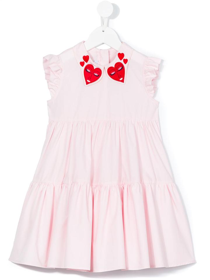 Vivetta Kids - Renna Dress - Kids - Cotton - 8 Yrs, Girl's, Pink/purple