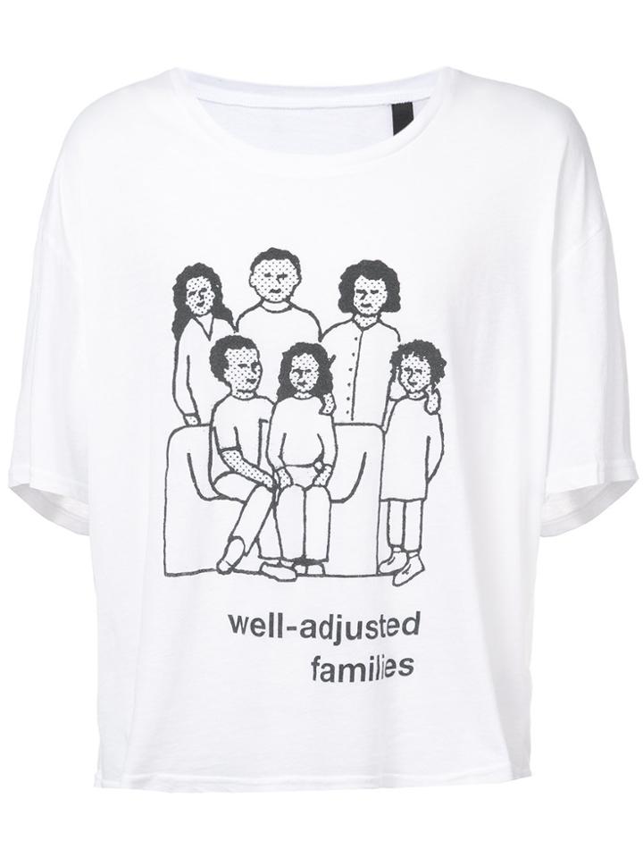 Enfants Riches Déprimés Family Print T-shirt - White