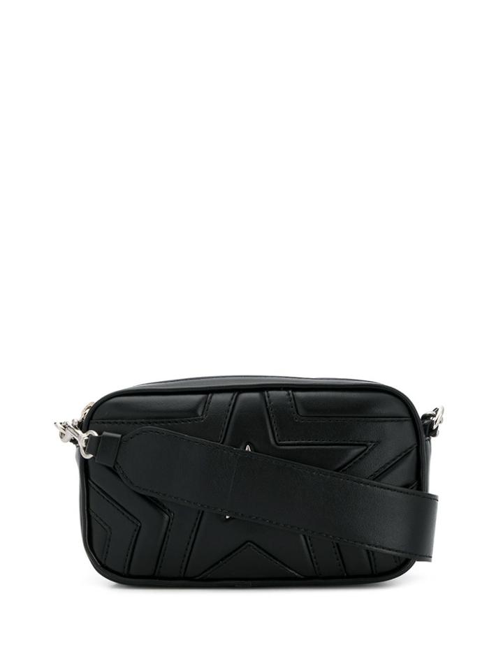 Stella Mccartney Star Quilted Belt Bag - Black