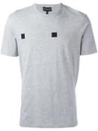 Emporio Armani Logo Print T-shirt, Men's, Size: Xl, Grey, Cotton