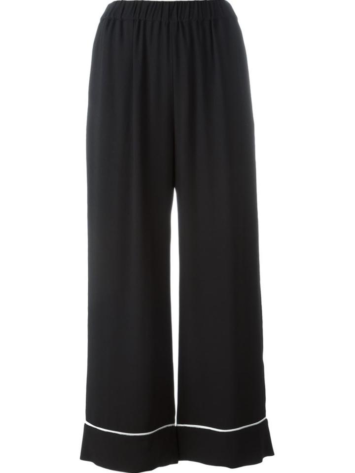 Erika Cavallini Akuti Pant, Women's, Size: 42, Black, Acetate/viscose
