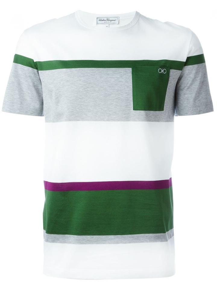 Salvatore Ferragamo Striped T-shirt