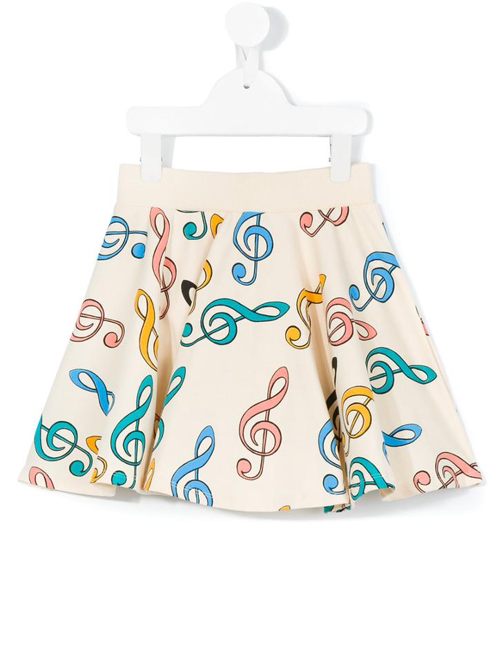 Mini Rodini Clef Skirt, Toddler Girl's, Size: 5 Yrs, Nude/neutrals