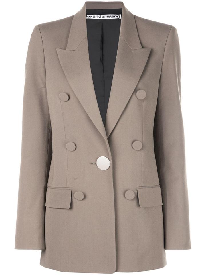 Alexander Wang Buttoned Blazer - Brown