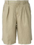 Z Zegna Bermuda Shorts, Men's, Size: 50, Nude/neutrals, Linen/flax